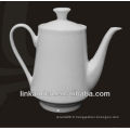 KC-00830 pot de thé en céramique blanche avec couvercle